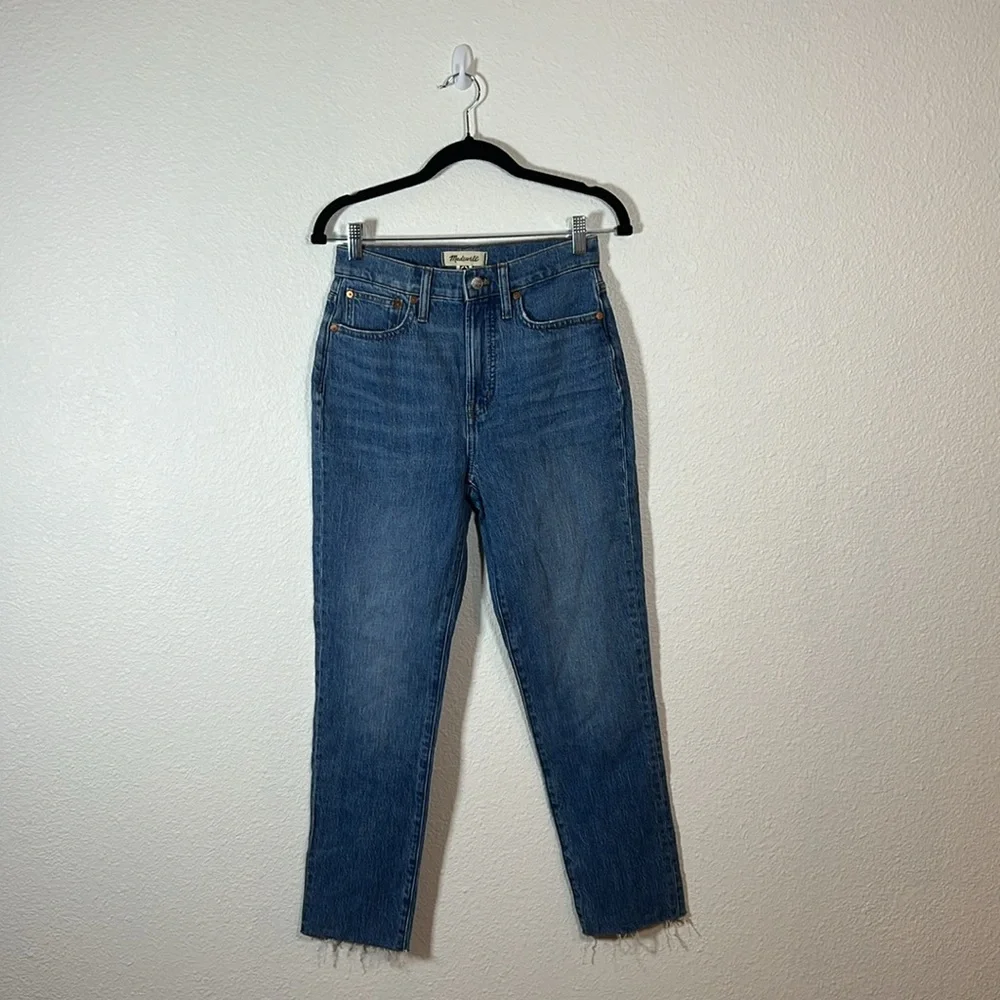 NWOT Madewell The Perfect Vintage Jean in Earlside Wash: Raw Hem size 25 - Picture 2 of 11